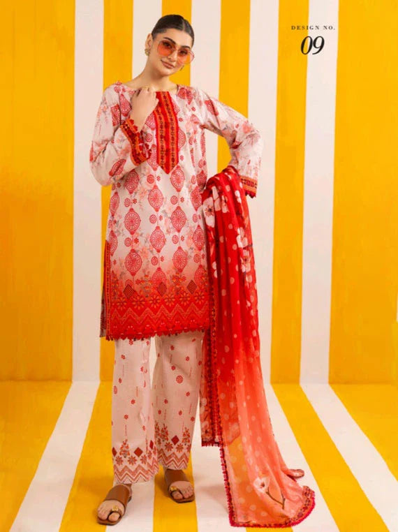COCO POPUP By Alzohaib Printed Lawn Collection 2026 (D-05)