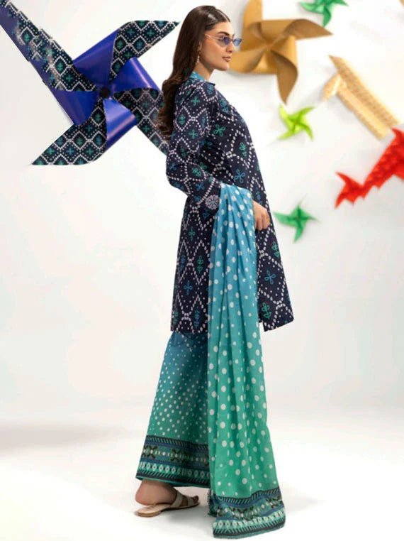 COCO POPUP By Alzohaib Printed Lawn Collection 2026 (D-08)