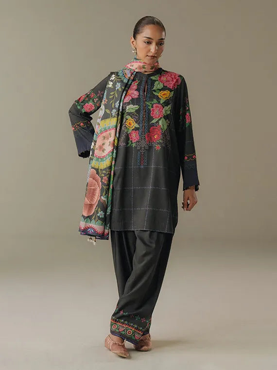 COCO by Zara Shahjahan Printed Collection 2025 Drop-05 (Olive Hour-5A)