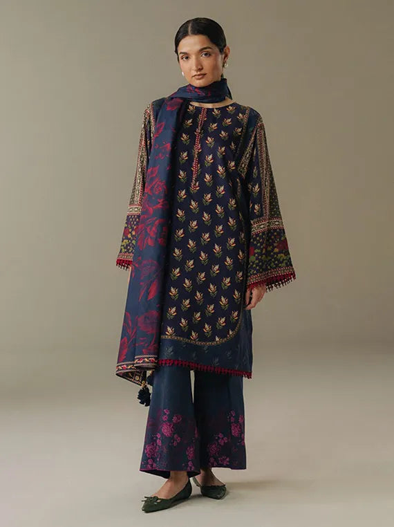 COCO by Zara Shahjahan Printed Collection 2025 Drop-05 (Soft Current-7B)