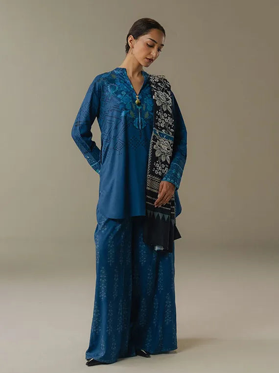 COCO by Zara Shahjahan Printed Collection 2025 Drop-05 (Terracotta Sky-9B)