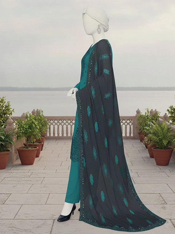 CROWN by ABC Embroidered Lawn Collection 2026 (D-03)