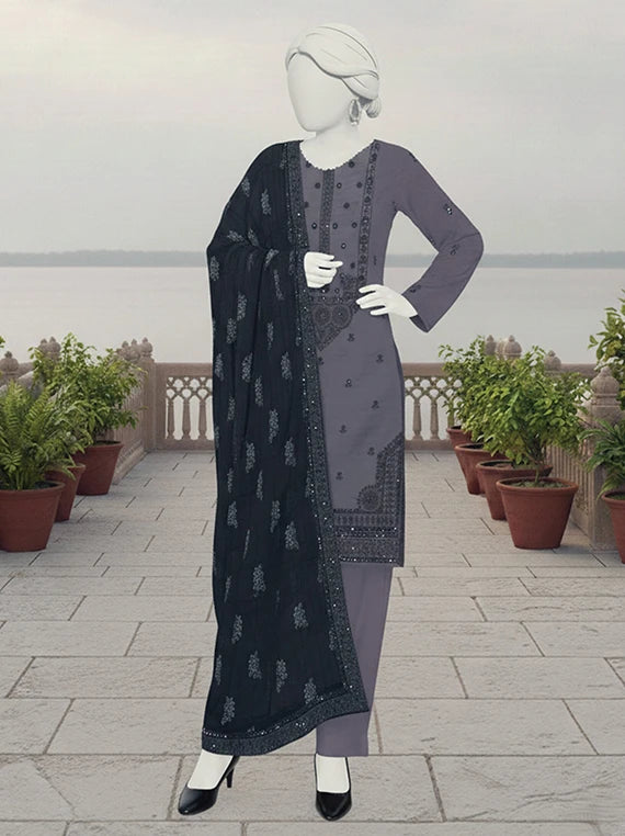 CROWN by ABC Embroidered Lawn Collection 2026 (D-05)