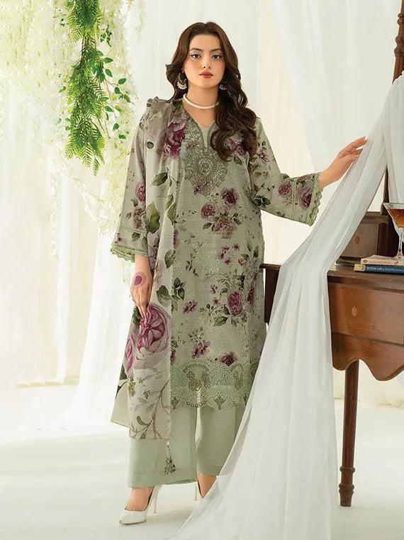 CUT & SHAPE by Zara Meer Fancy Lawn Collection 2026 (D-01)