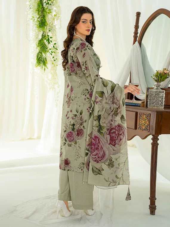 CUT & SHAPE by Zara Meer Fancy Lawn Collection 2026 (D-01)