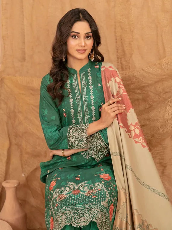 Cassa by Tawakkal Fabrics Embroidered Dhanak Collection 2025 (D-5396)