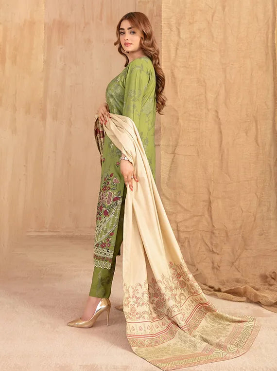 Cassa by Tawakkal Fabrics Embroidered Dhanak Collection 2025 (D-5400)