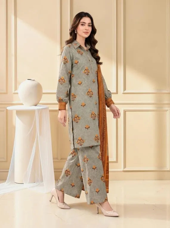 Chah Rangi Premium Khaddar Prints Collection'26 Vol-2 (D-05)