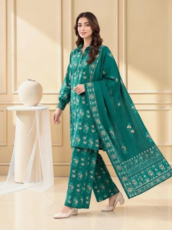 Chah Rangi Premium Khaddar Prints Collection'26 Vol-2 (D-09)