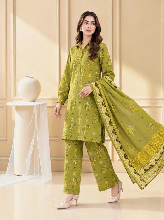 Chah Rangi Premium Khaddar Prints Collection'26 Vol-2 (D-10)