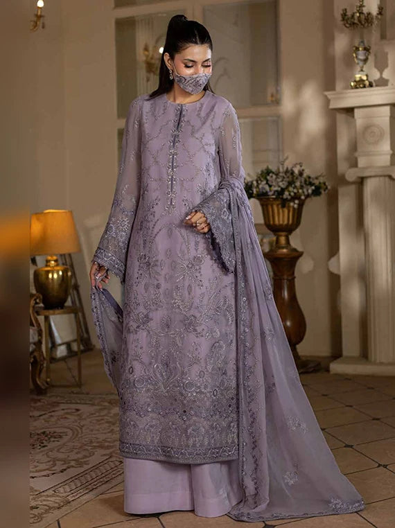 Chandni by Flossie Embroidered Chiffon Unstitched Collection 2026 (CH-105)