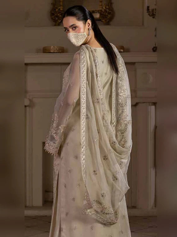 Chandni by Flossie Embroidered Chiffon Unstitched Collection 2026 (CH-106)