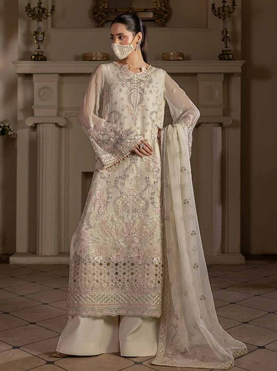 Chandni by Flossie Embroidered Chiffon Unstitched Collection 2026 (CH-106)