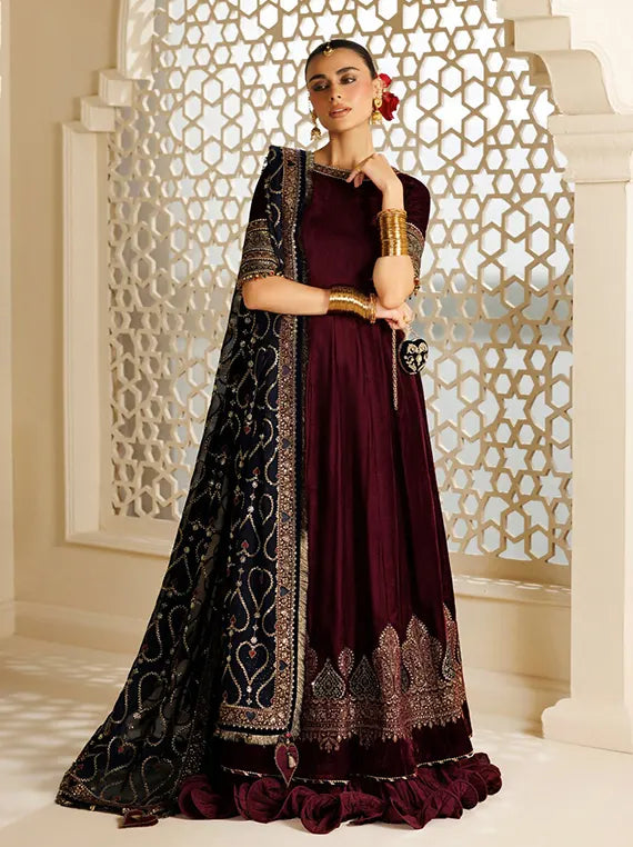 Chandni Luxury Velvet Formals Collection'26 (CVF26-D04)