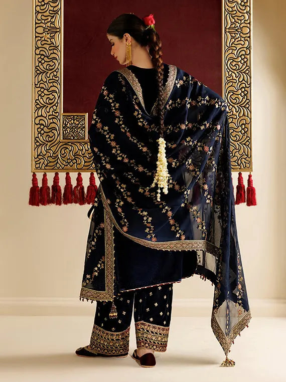 Chandni Luxury Velvet Formals Collection'26 (CVF26-D11)
