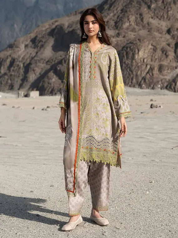 Charizma Combination Unstitched Linen Collection'26 V-III (CCW7-19)