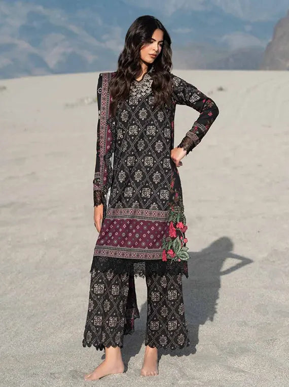 Charizma Combination Unstitched Linen Collection'26 V-III (CCW7-23)