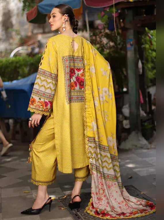 Charizma Combination Unstitched Linen Collection'26 V-III (CCW7-26)