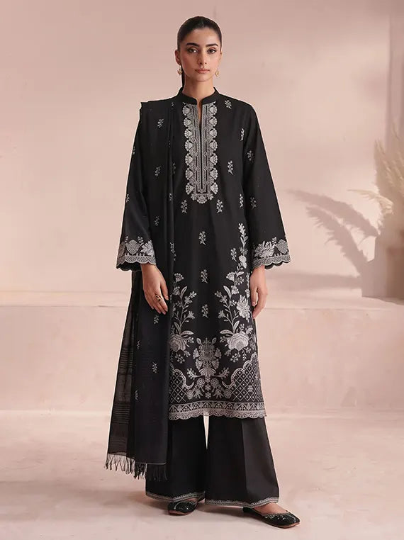 Charm by Fantak Unstitched Dhanak Glitter Collection'26 V-586 (D-01)