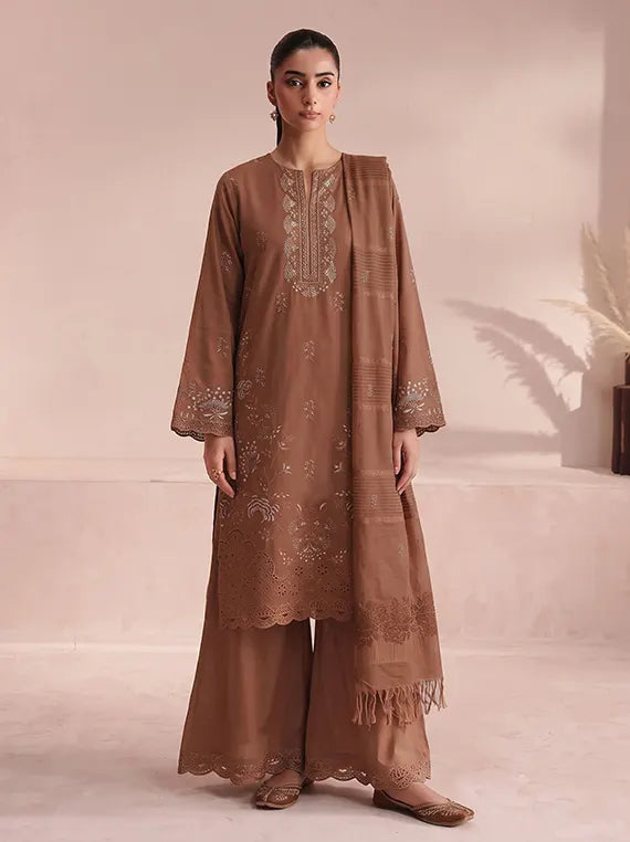 Charm by Fantak Unstitched Dhanak Glitter Collection'26 V-586 (D-06)