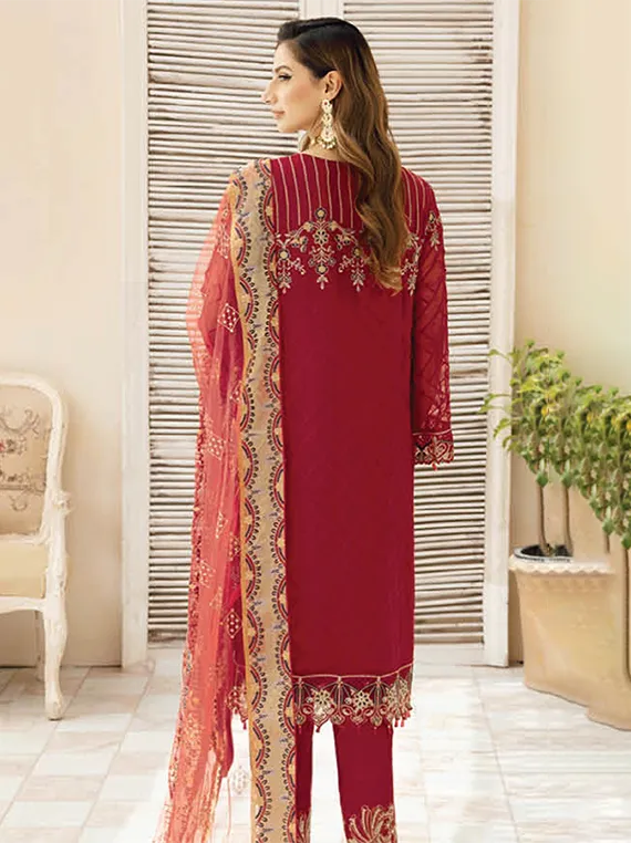 Chevron By Ramsha Chiffon Collection 2024 Vol-09 (A-907)