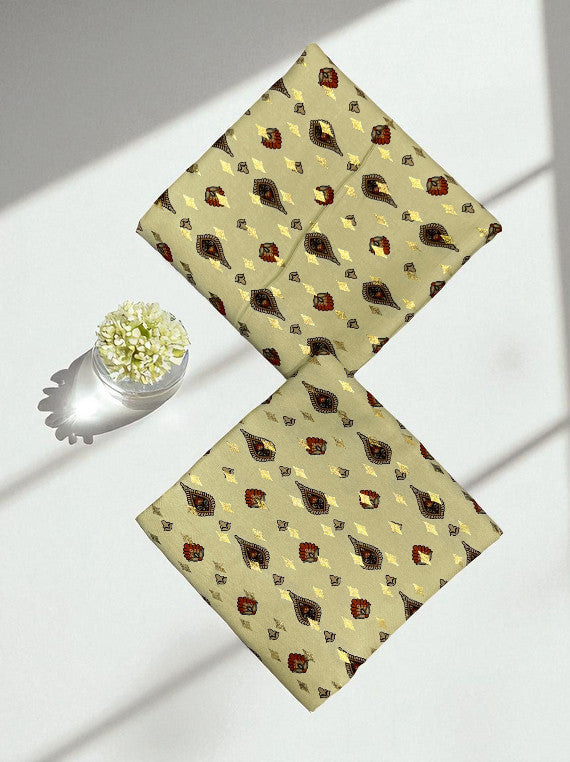 Chilly Weather Gold Glitter Printed Marina Edit25 (IS41-04)