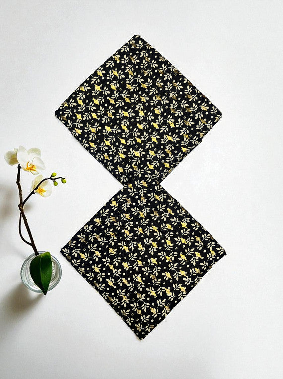 Chilly Weather Gold Glitter Printed Marina Edit25 (IS41-06)