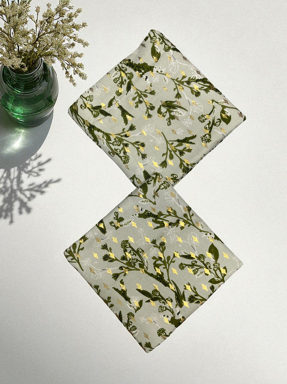 Chilly Weather Gold Glitter Printed Marina Edit25 (IS41-07)