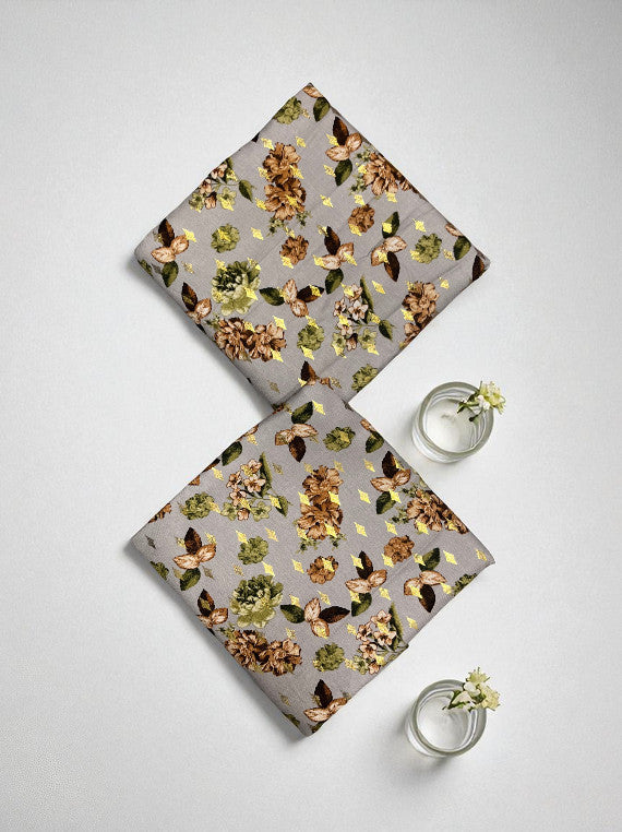 Chilly Weather Gold Glitter Printed Marina Edit25 (IS41-19)