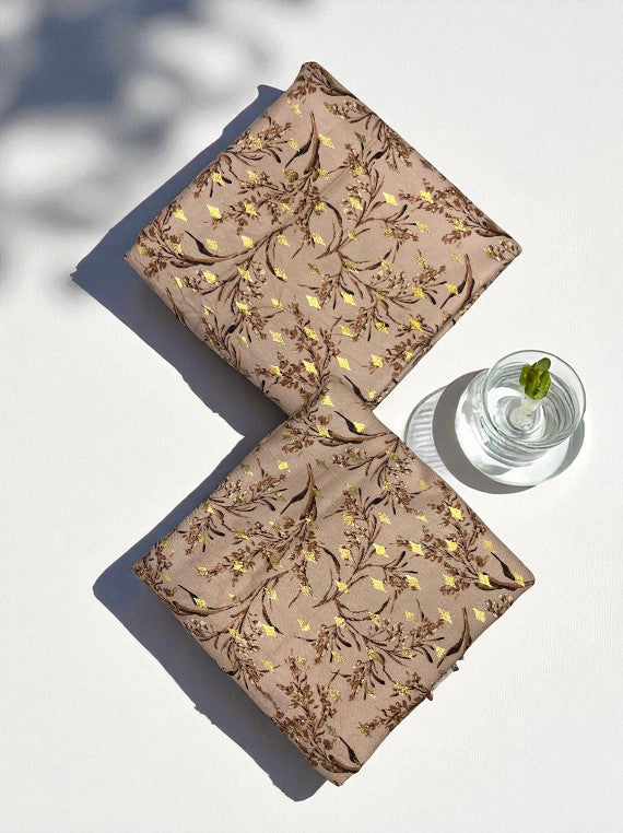 Chilly Weather Gold Glitter Printed Marina Edit25 (IS41-23)