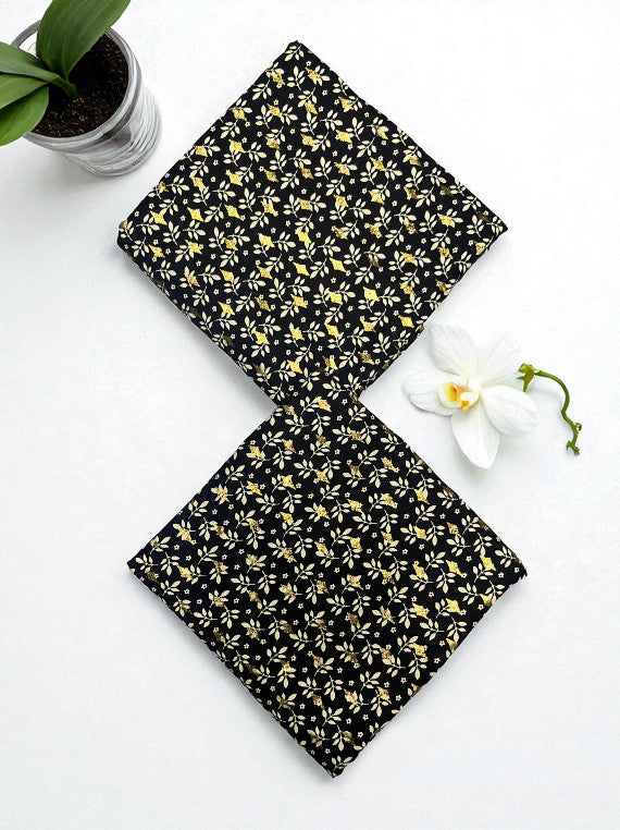 Chilly Weather Gold Glitter Printed Marina Edit25 (IS41-24)