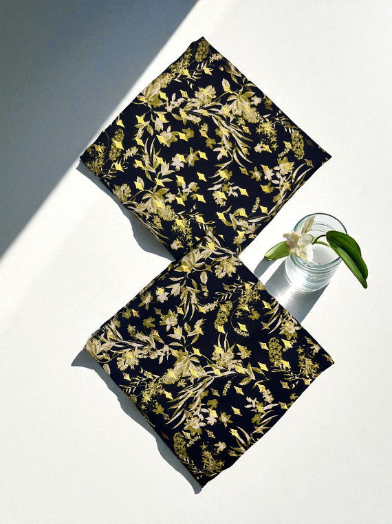 Chilly Weather Gold Glitter Printed Marina Edit25 (IS41-27)