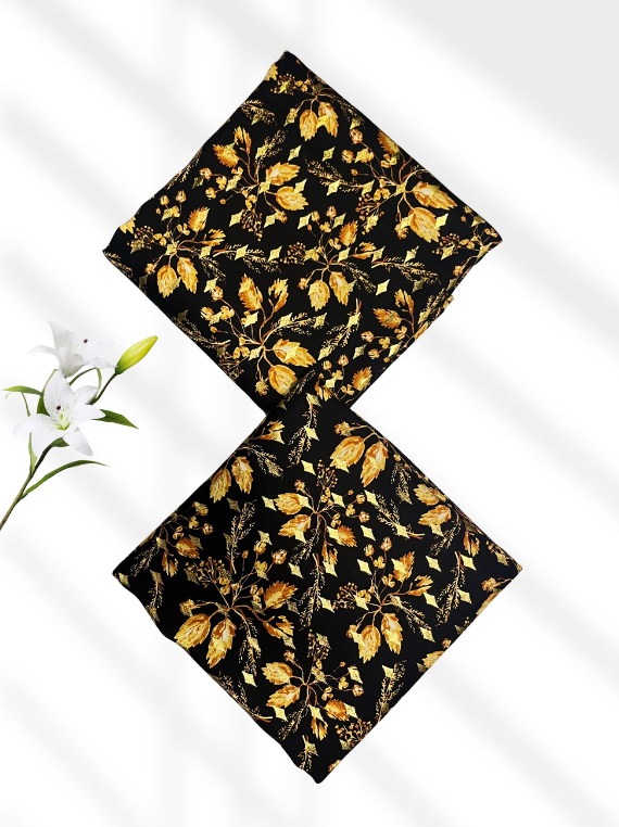 Chilly Weather Gold Glitter Printed Marina Edit25 (IS41-31)