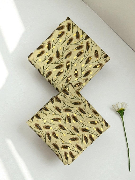 Chilly Weather Gold Glitter Printed Marina Edit25 (IS41-44)