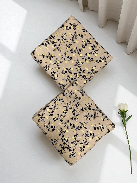 Chilly Weather Gold Glitter Printed Marina Edit25 (IS41-45)