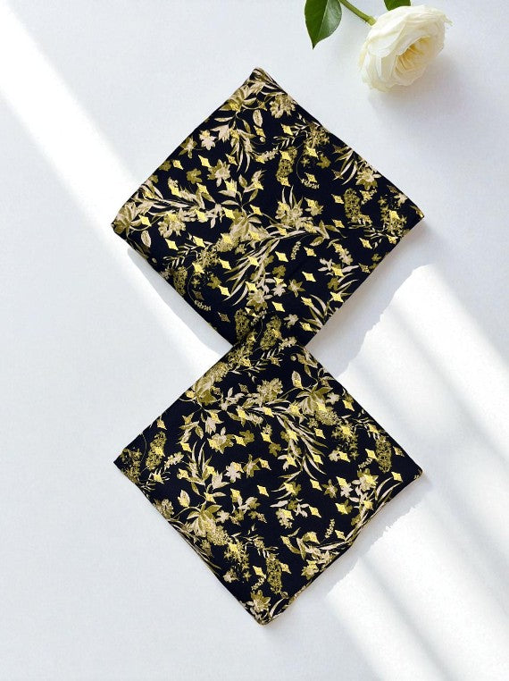 Chilly Weather Gold Glitter Printed Marina Edit25 (IS41-47)