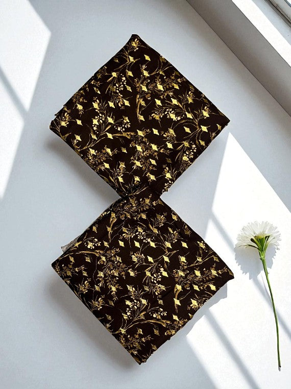 Chilly Weather Gold Glitter Printed Marina Edit25 (IS41-48)