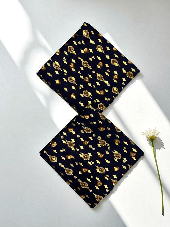 Chilly Weather Gold Glitter Printed Marina Edit25 (IS41-49)