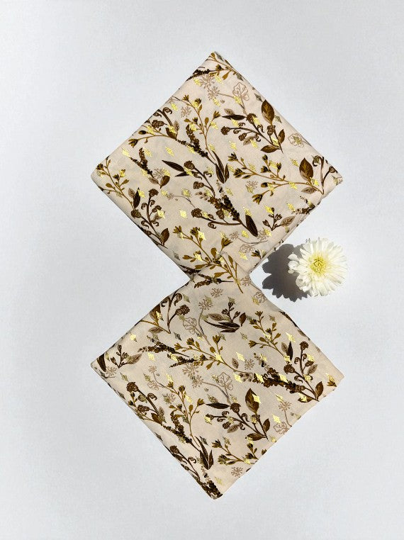 Chilly Weather Gold Glitter Printed Marina Edit25 (IS41-53)