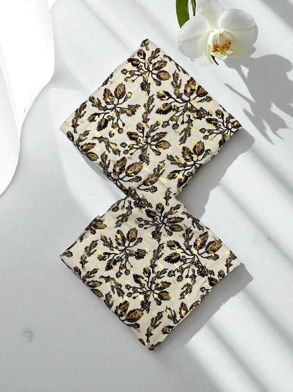 Chilly Weather Gold Glitter Printed Marina Edit25 (IS41-62)