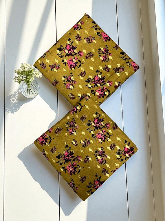 Chilly Weather Gold Glitter Printed Marina Edit25 (IS41-63)