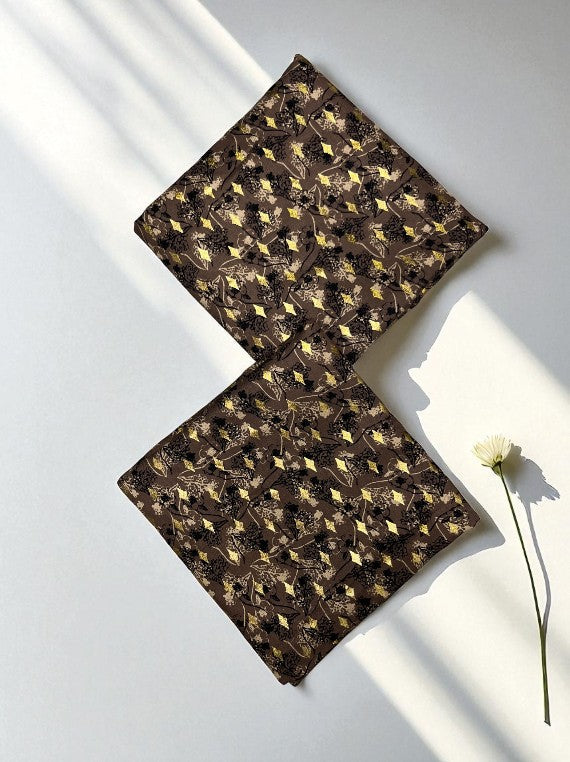 Chilly Weather Gold Glitter Printed Marina Edit25 (IS41-65)