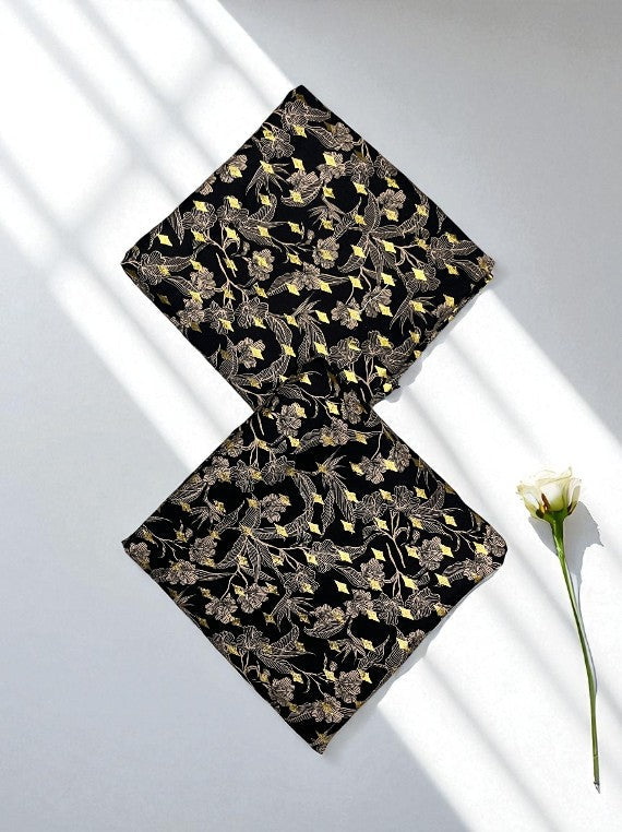 Chilly Weather Gold Glitter Printed Marina Edit25 (IS41-67)