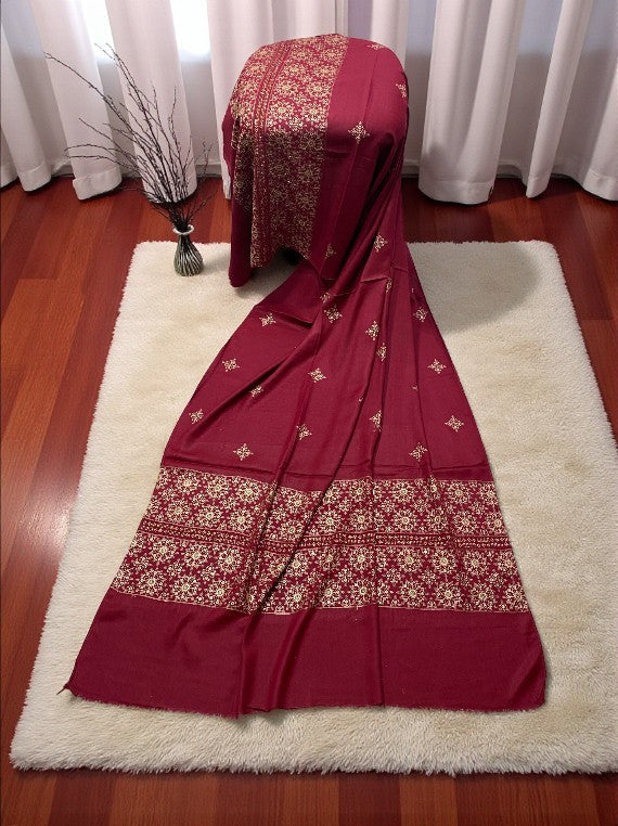 Chilly Weather Wool Versachi Ston Shawl Edit 2025 (25DS04-06)