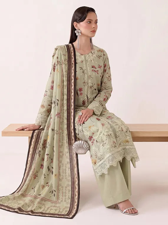 Cocktail by Fantak Unstitched Silk Slub Karandi Collection'26 V-1017 (D-03)
