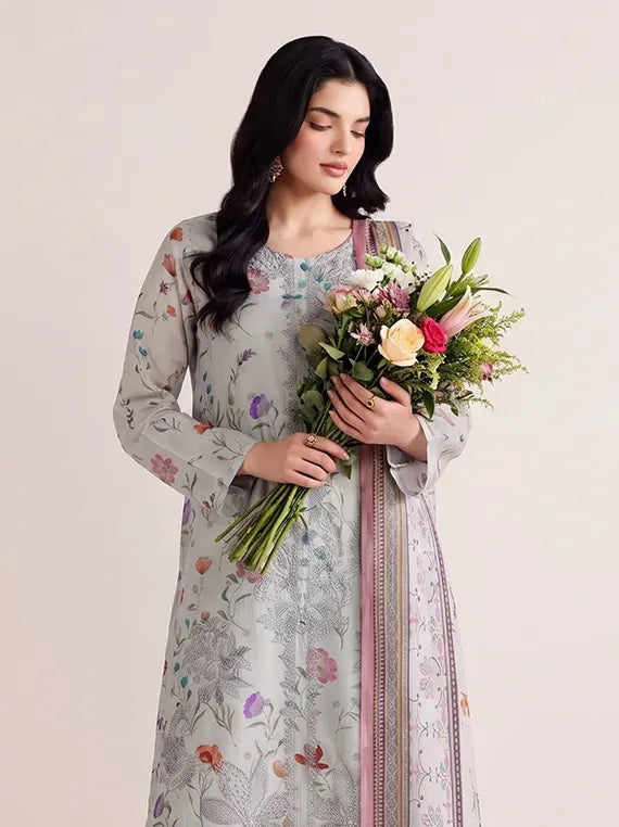 Cocktail by Fantak Unstitched Silk Slub Karandi Collection'26 V-1017 (D-05)