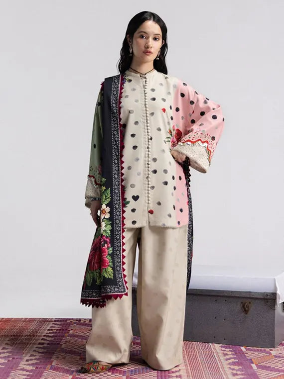 Coco Printed Linen Unstitched Collection'26 Vol-04 (Amelia-5A)