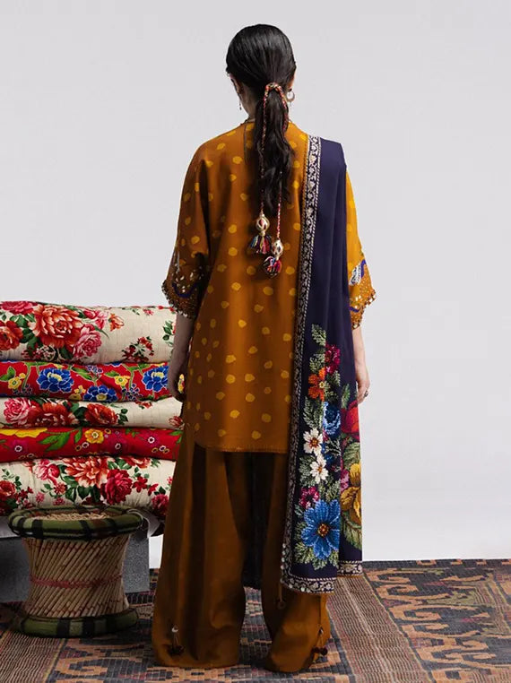 Coco Printed Linen Unstitched Collection'26 Vol-04 (Amelia-5B)