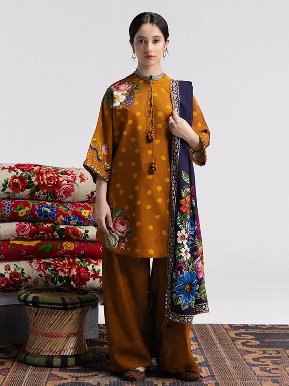 Coco Printed Linen Unstitched Collection'26 Vol-04 (Amelia-5B)