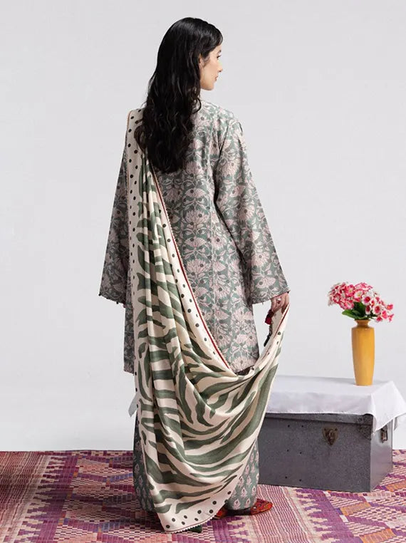 Coco Printed Linen Unstitched Collection'26 Vol-04 (Elowen-7A)